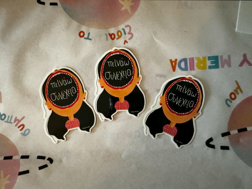 Hungry stickers