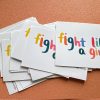 fight like a girl stickers