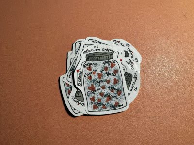 In case of emergency stickers